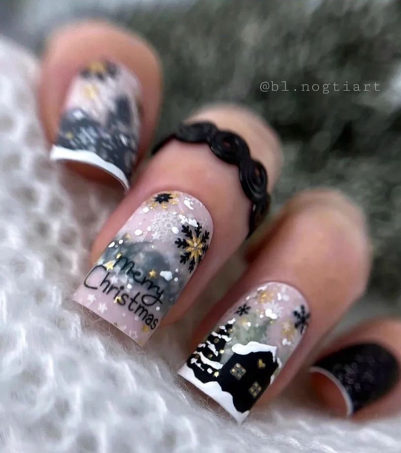 winter nail art