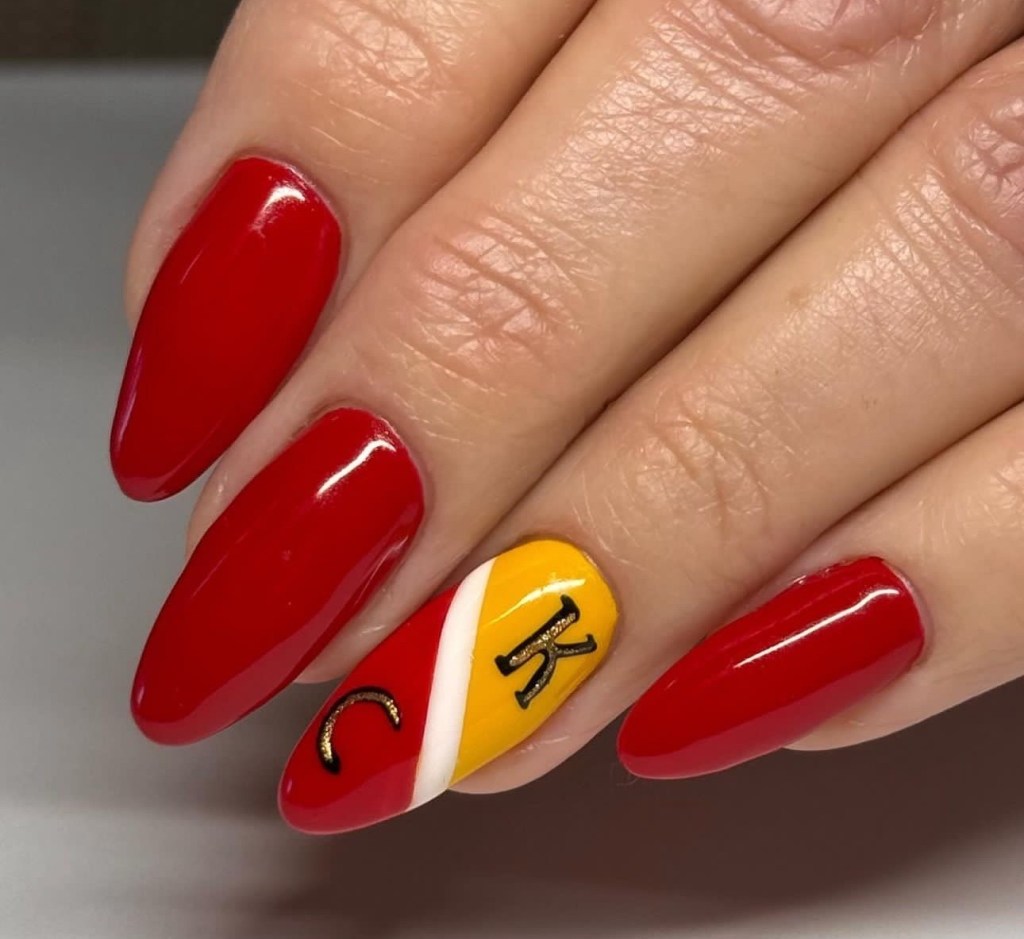 super bowl nails