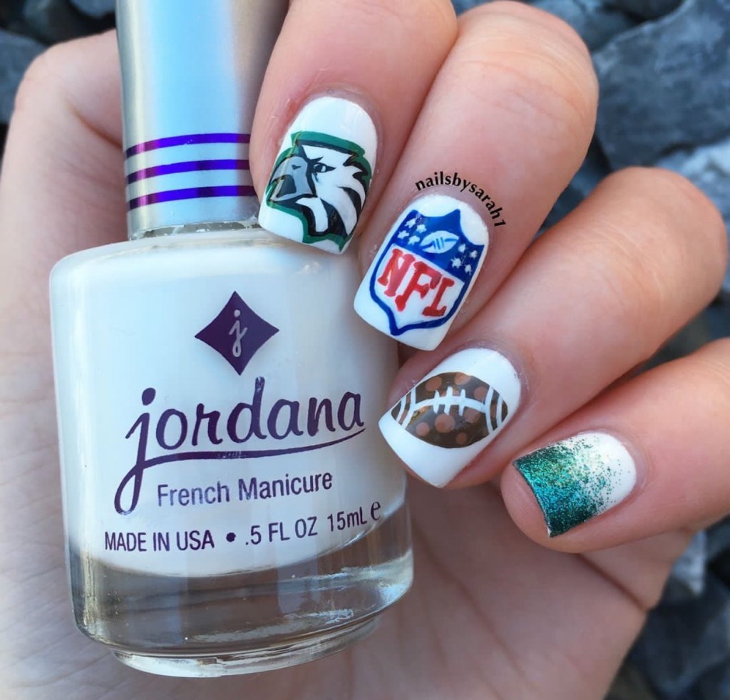 super bowl nails