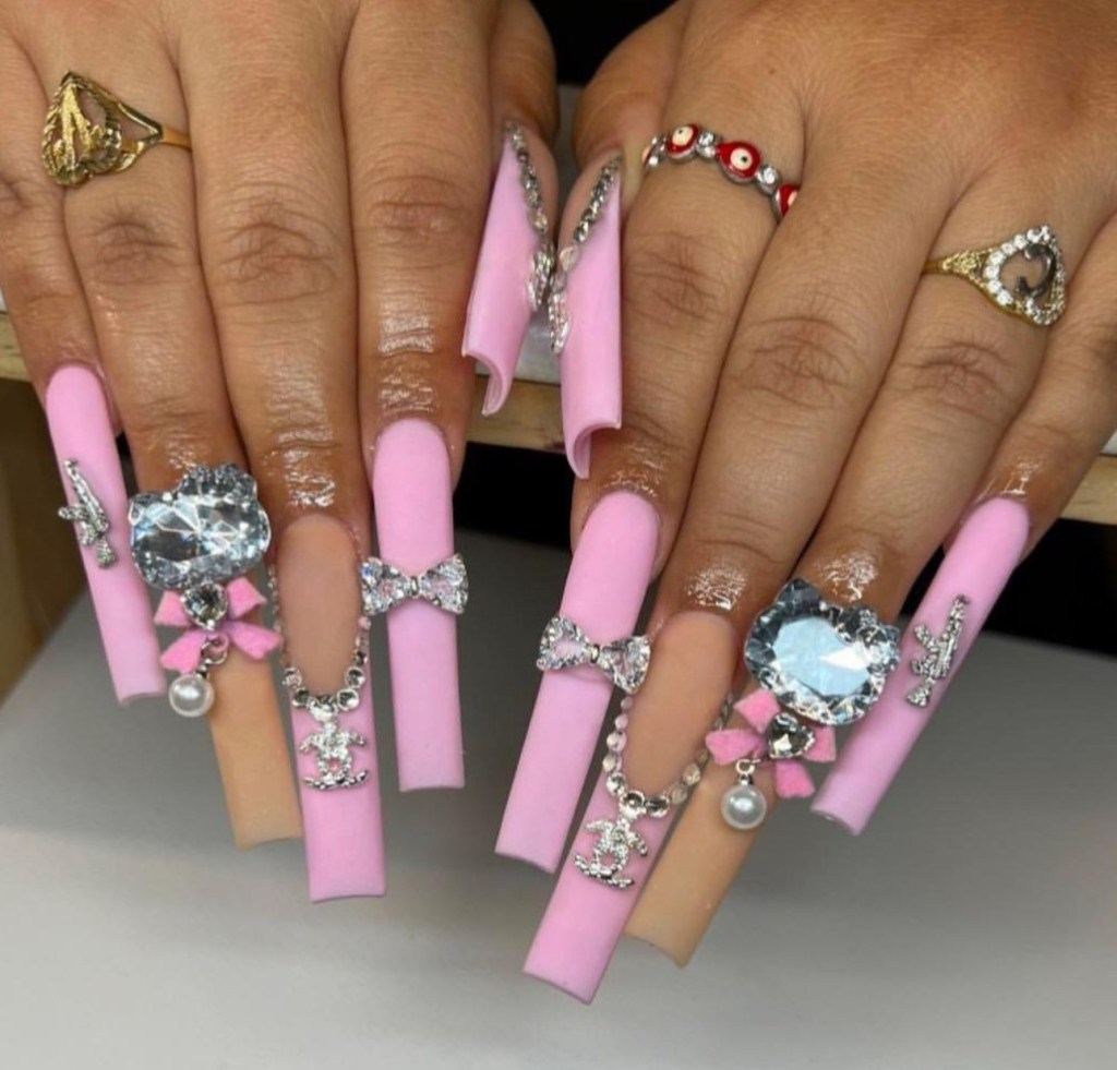 valentines day nail art