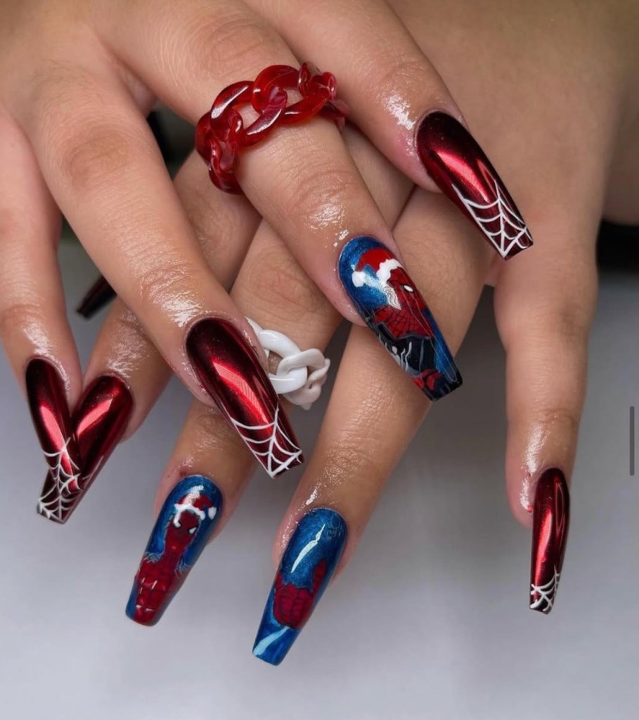spider man nails