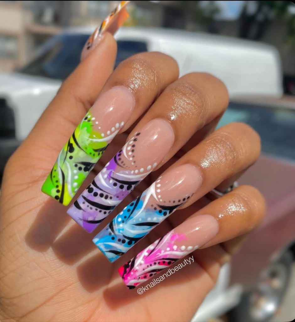 90s nails designs