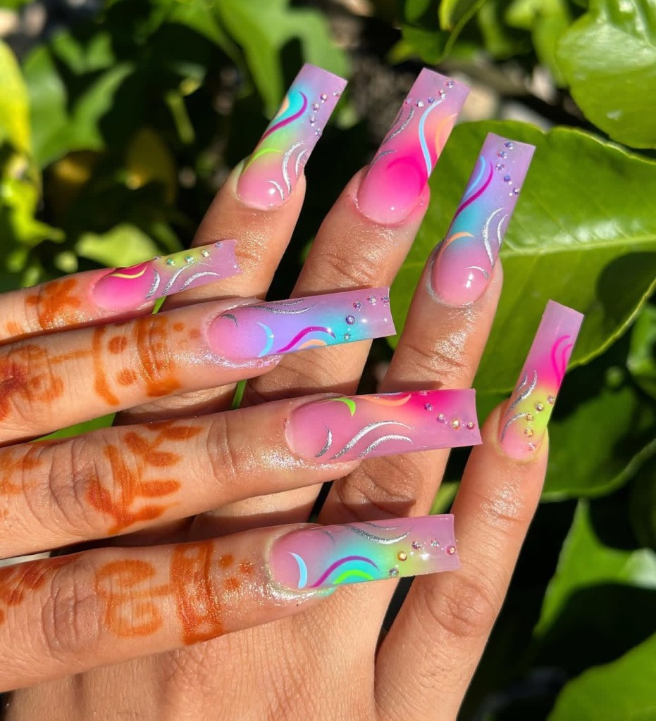 90s nails designs