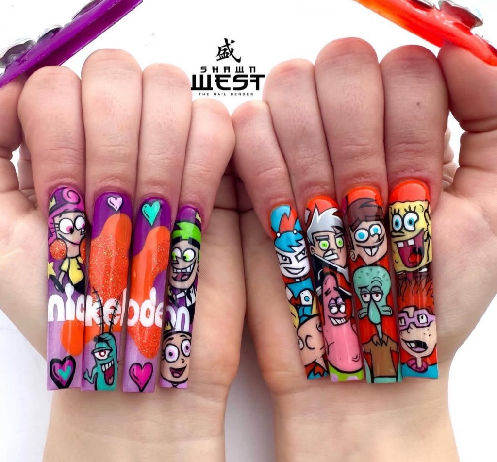 nickelodeon nails