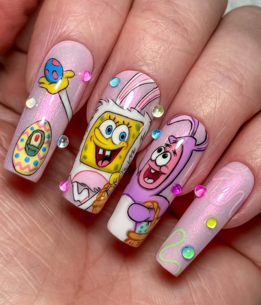 nickelodeon nails