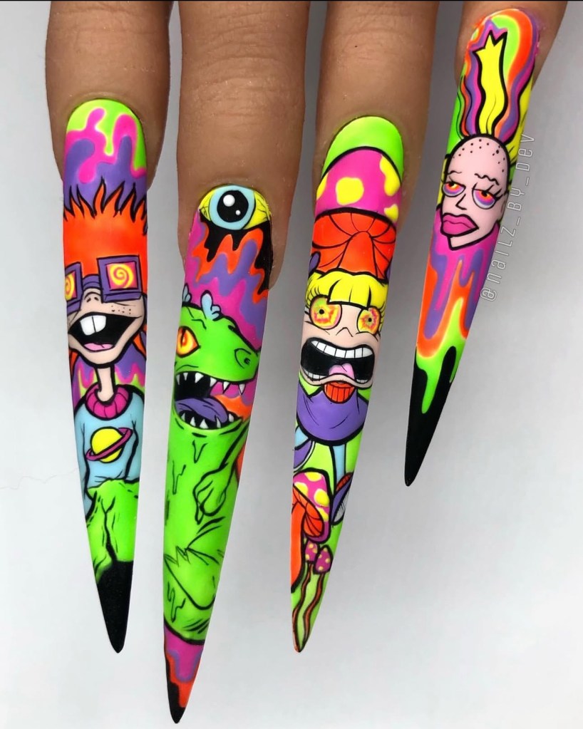 nickelodeon nails