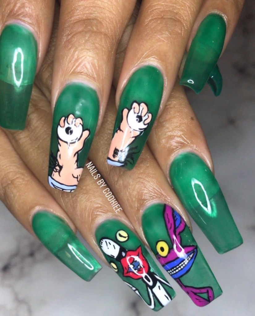 nickelodeon nails