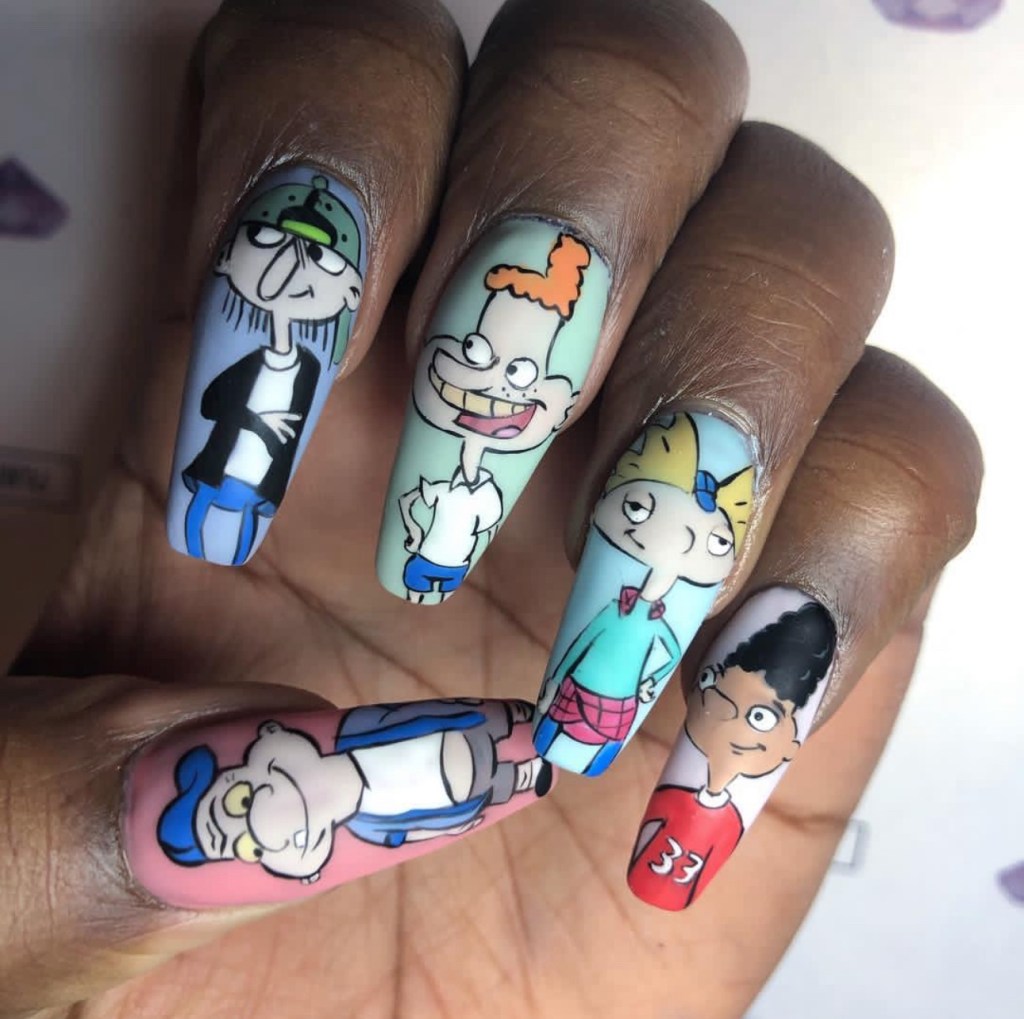 nickelodeon nails