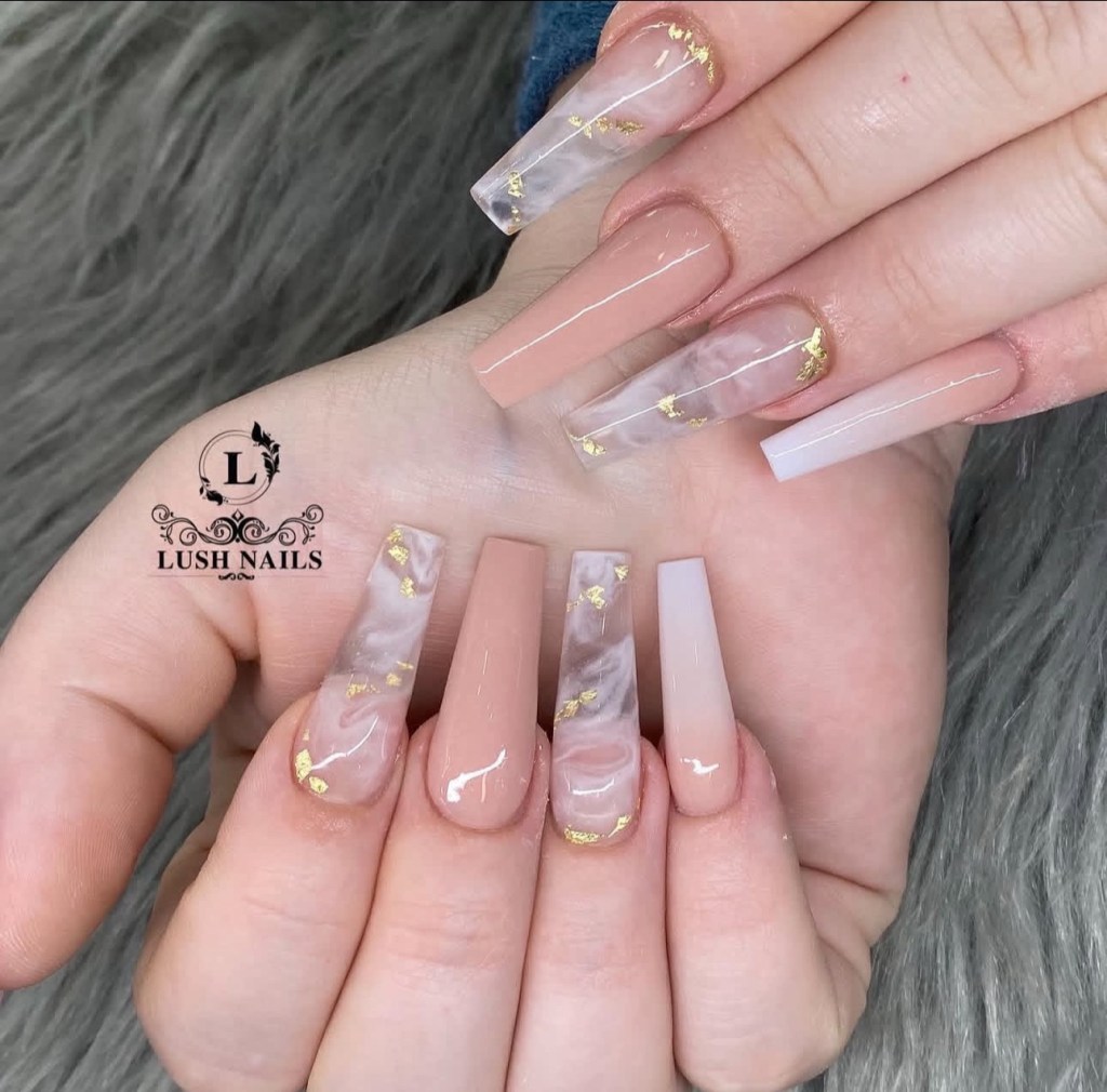 marble nail designs