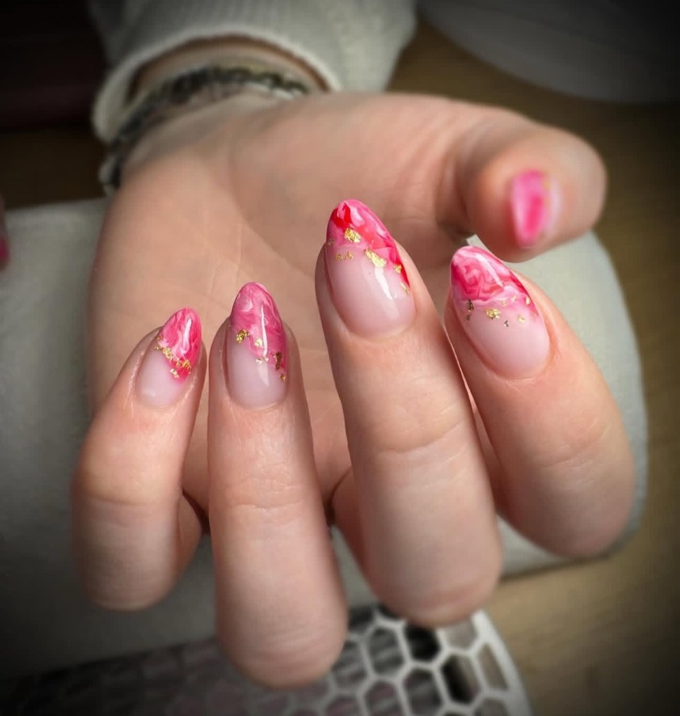 marble nail designs
