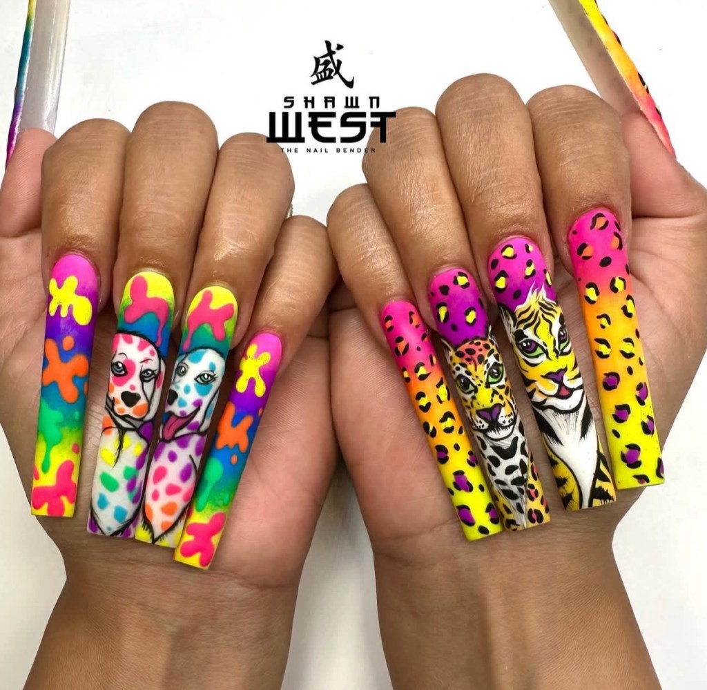 Lisa Frank nails