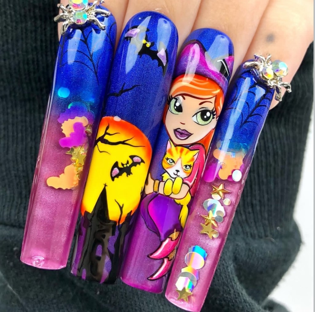 Lisa Frank nails
