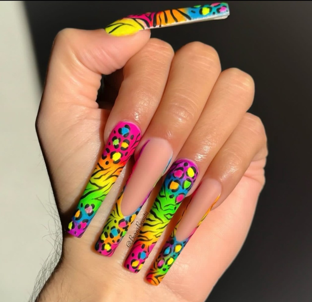 Lisa Frank nails