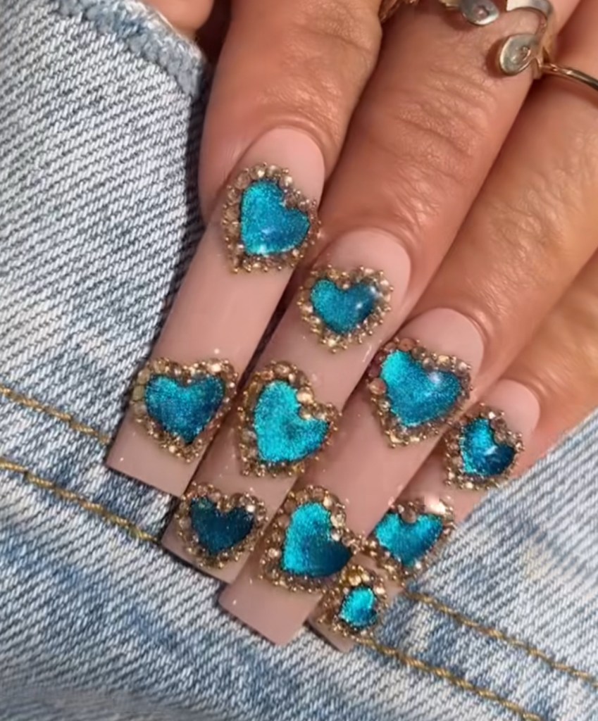 cat eye nail designs
