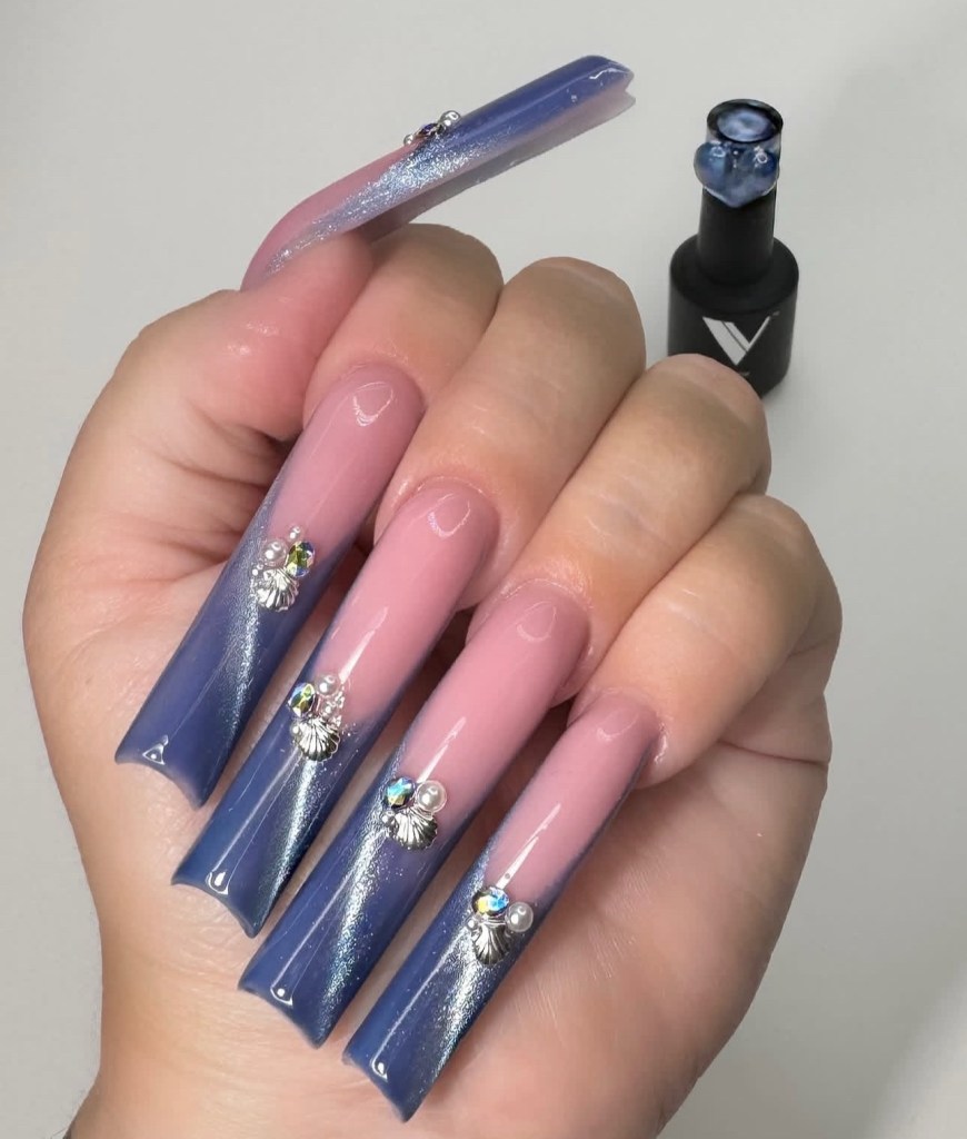 cat eye nail designs