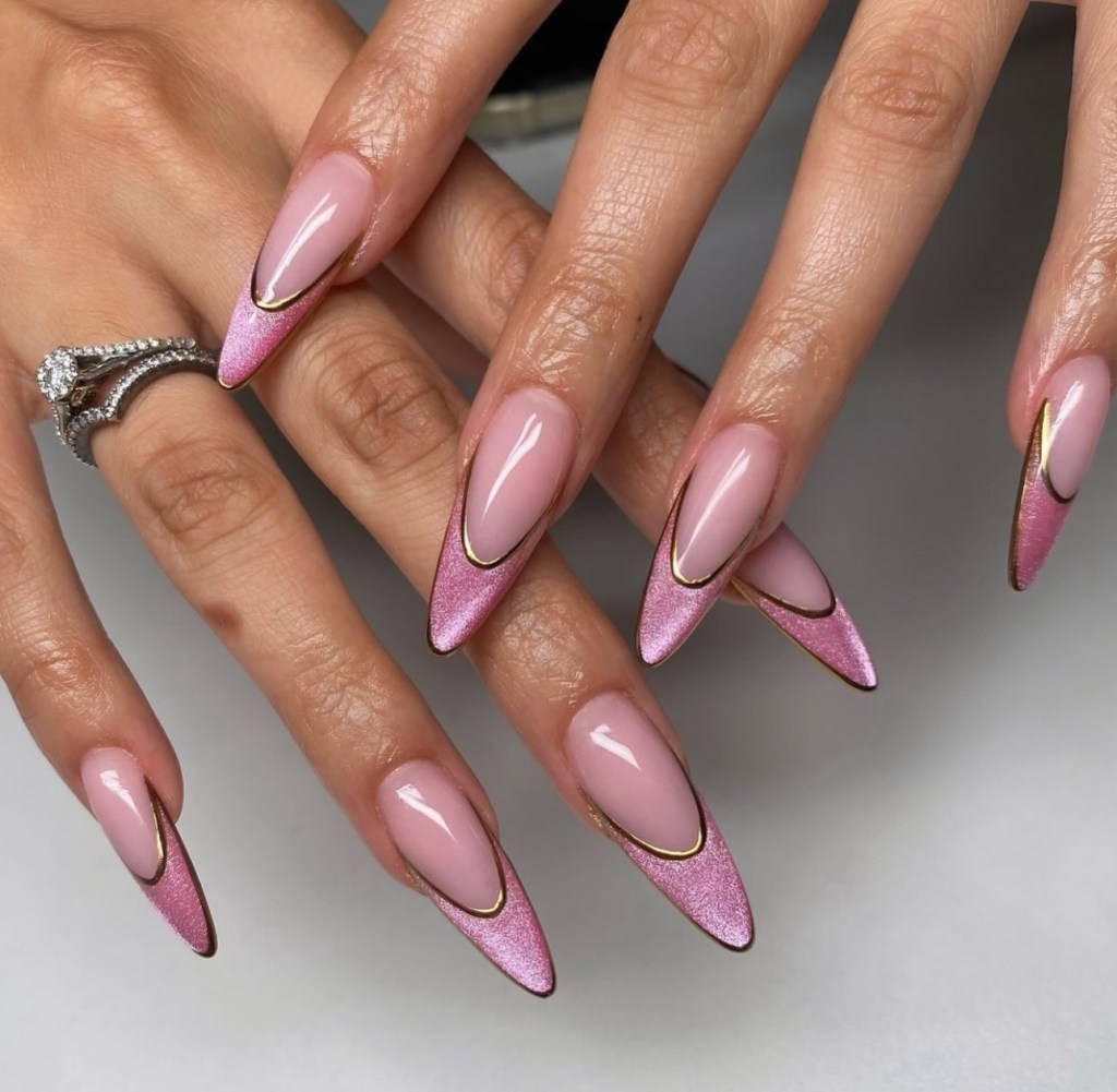 cat eye nail designs