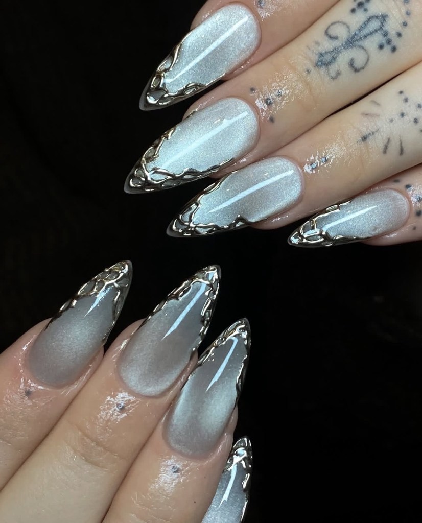 cat eye nail designs