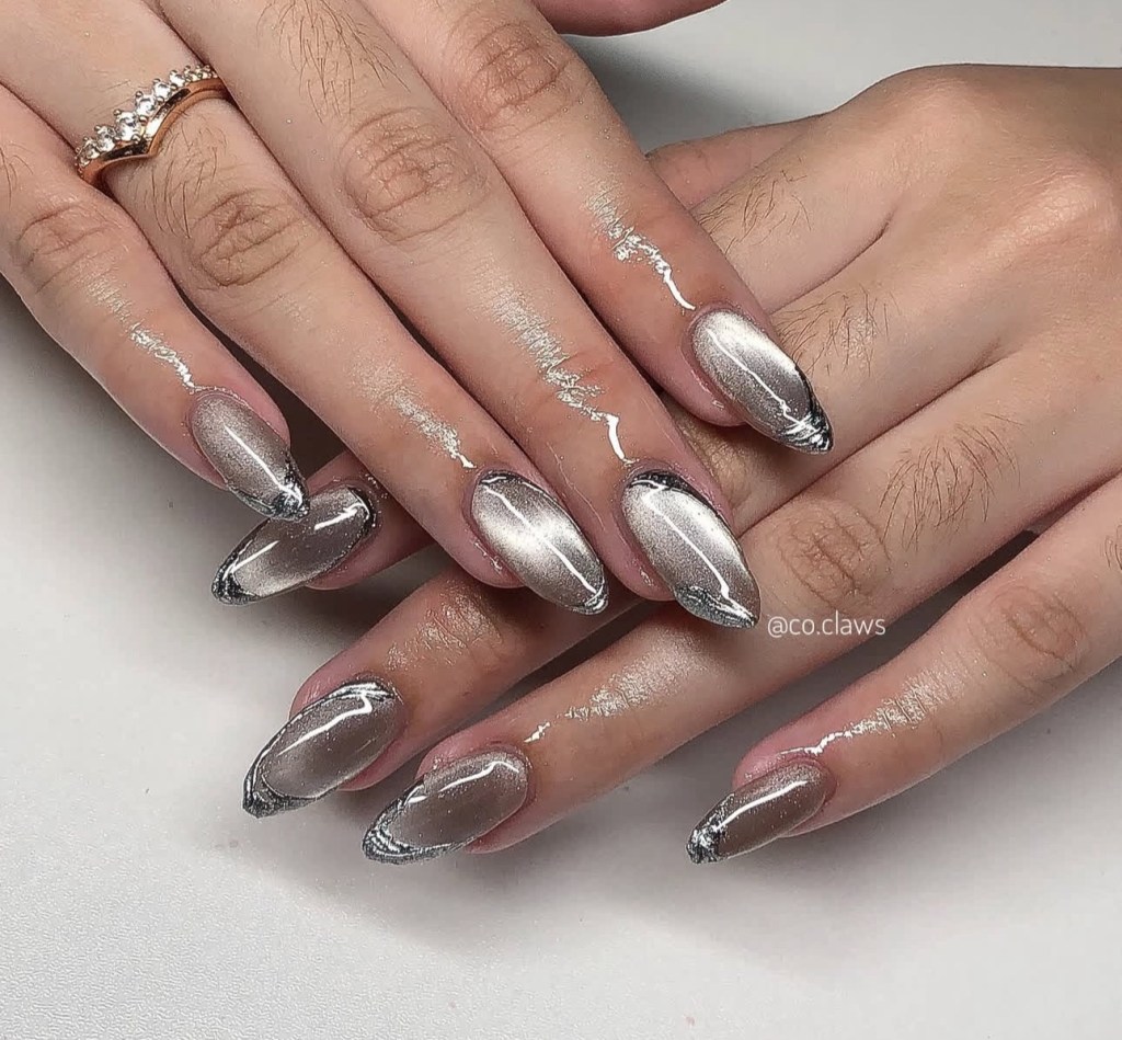 cat eye nail designs