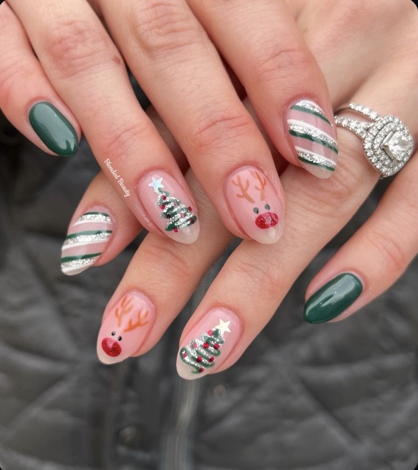 christmas nails art
