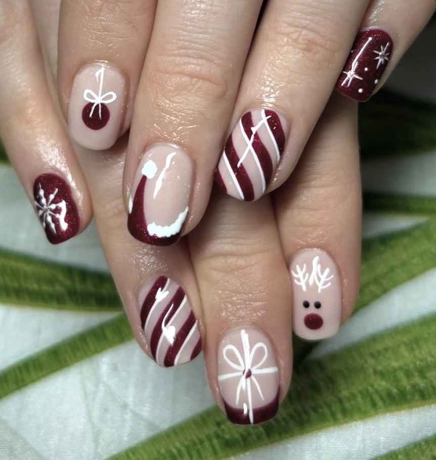 christmas nails art