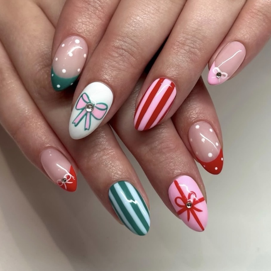 christmas nails art