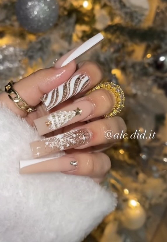 christmas nails art