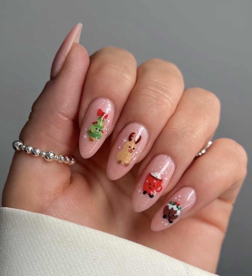 christmas nails art