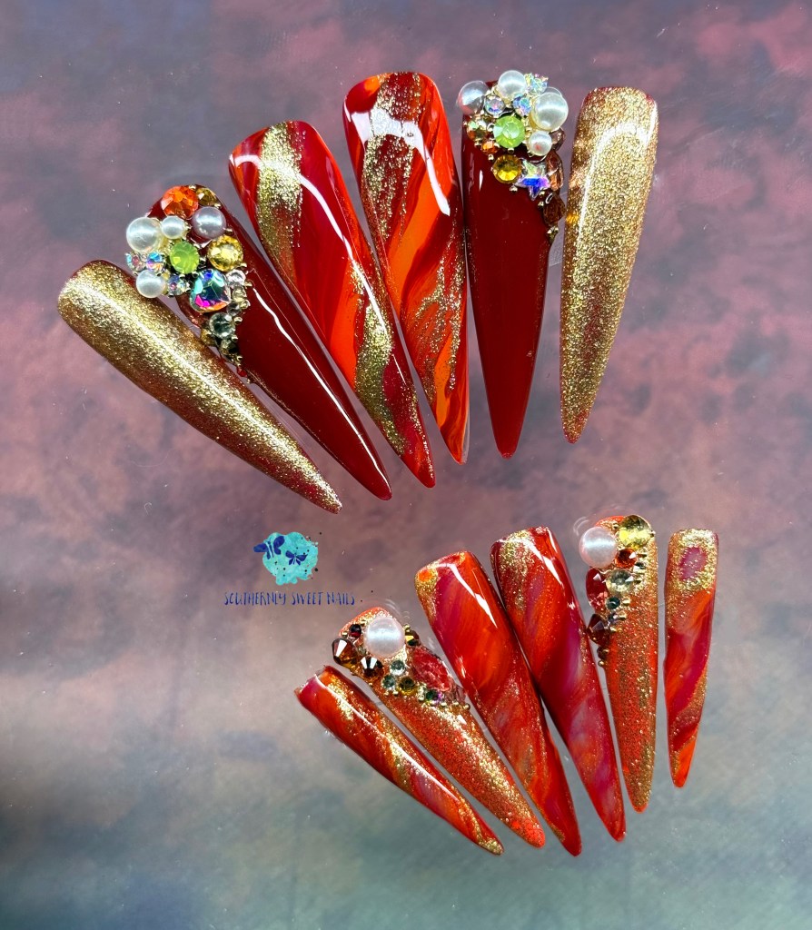 Autumn Press On Nails 1